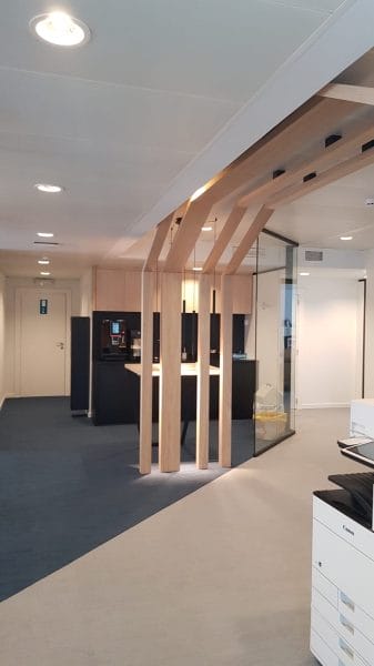 Architecture et design de bureaux : projet Ic Verzekeringen Bruxelles et Tournai, Bureau Stekke
