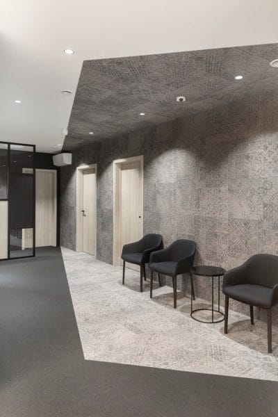 Architecture et design de bureaux : projet Notariskantoor Jadoul, Kestelyn & Genicot, Bureau Stekke