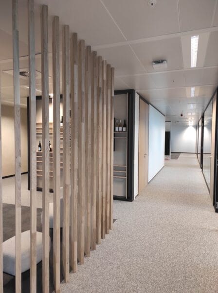 Architecture et design de bureaux : projet Schenk, Bureau Stekke