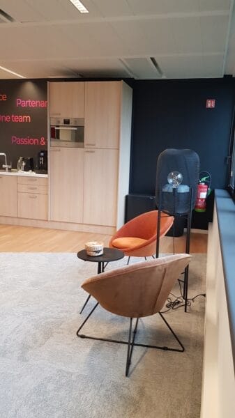 Architecture et design de bureaux : projet Unifiber, Bureau Stekke