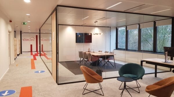 Architecture et design de bureaux : projet Unifiber, Bureau Stekke
