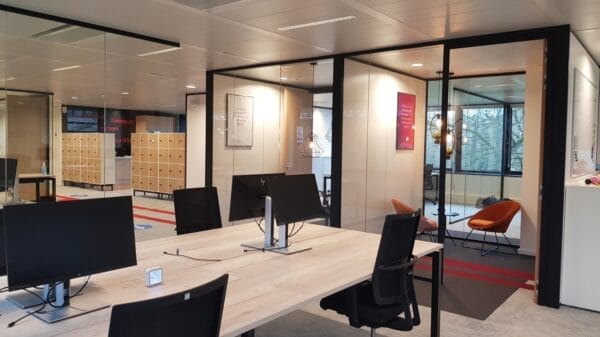 Architecture et design de bureaux : projet Unifiber, Bureau Stekke